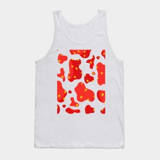 Strawberry Cow Pattern Tank Top